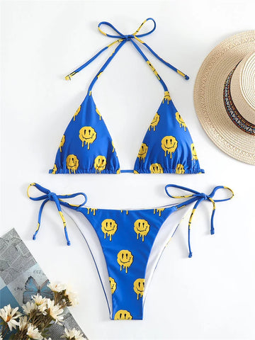 Emoji Classic Triangle Bikini