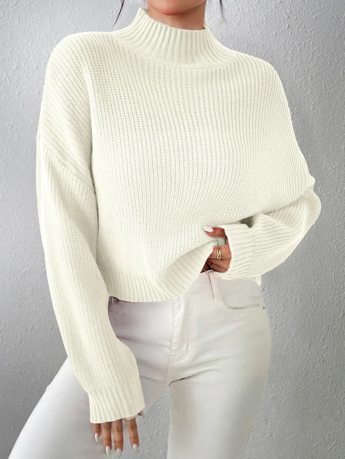 Kara Ribbed Knitted Sweater